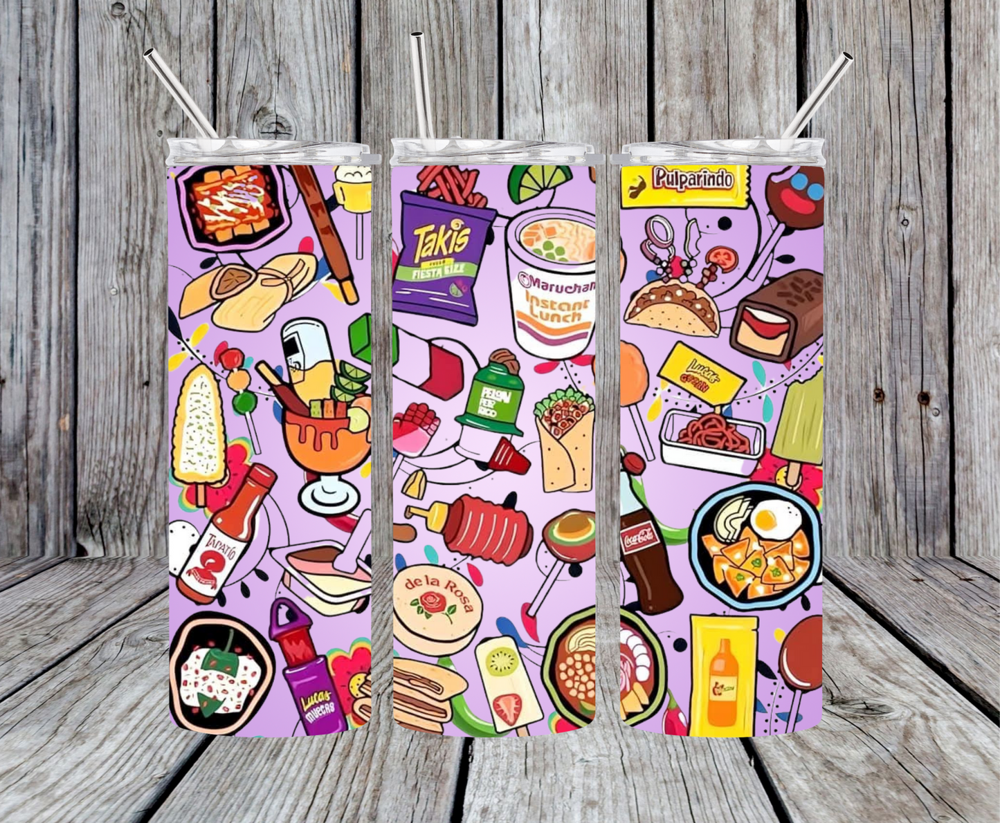 Mexican Munchies 20 oz Stainless Steel Tumbler