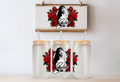 16 oz Frosted Selena Quintanilla Glass Cup