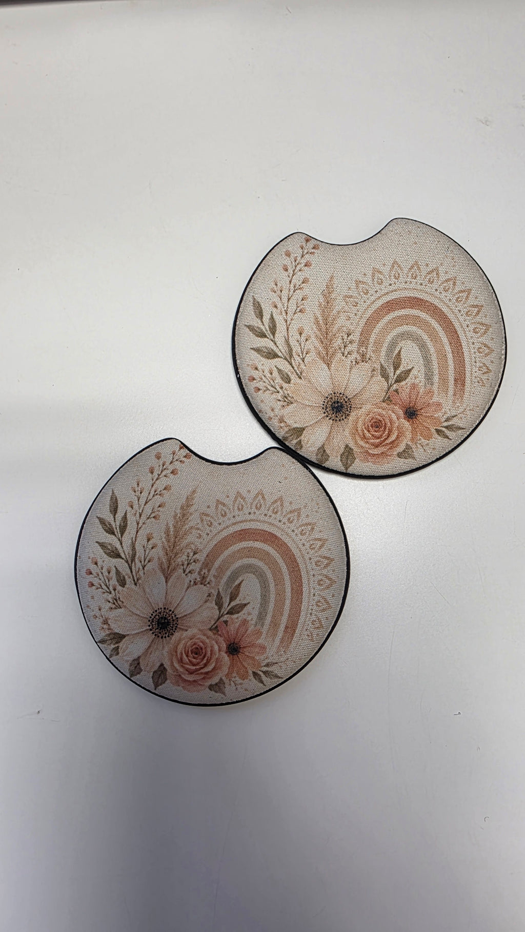 Boho Style 2 Pack Car Coasters