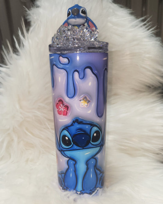 20 oz Blue Koala Tumbler with Topper